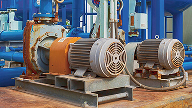 ポンプ用モータの運転状態監視